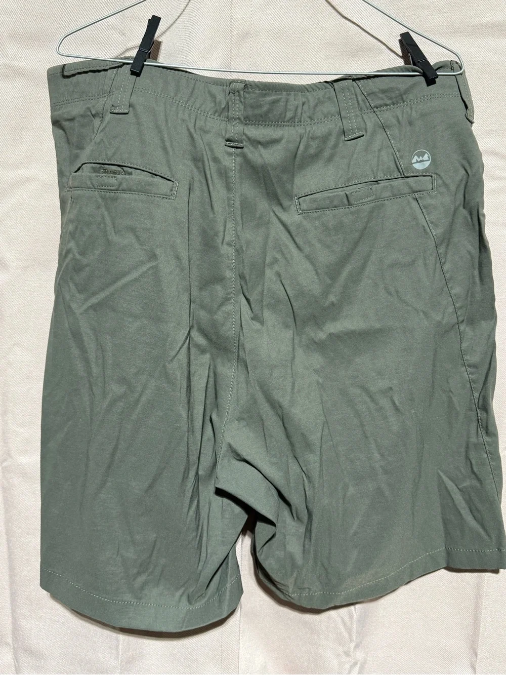 Wrangler Outdoor Series Mens Olive Green Classic Shorts 38 NT974SB